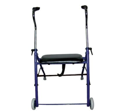 HODALICA-ROLATOR S DVIJE NOGE, DVA KOTAČA I SJEDALOM