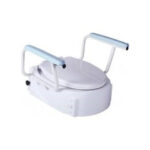 TOALETNO POVIŠENJE PLASTIČNO S RUKOHVATIMA I POKLOPCEM