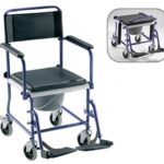 TOALETNA KOLICA S POSUDOM PREKLOPNA